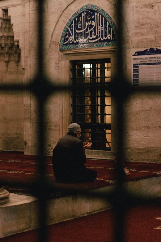 mosque, praying, islam